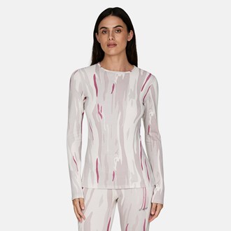 Womens Heavyweight Grid Fleece Crew